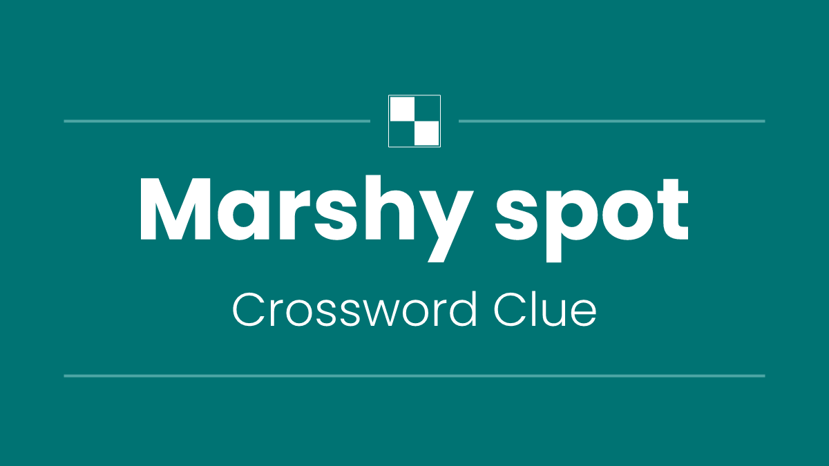 Marshy spot