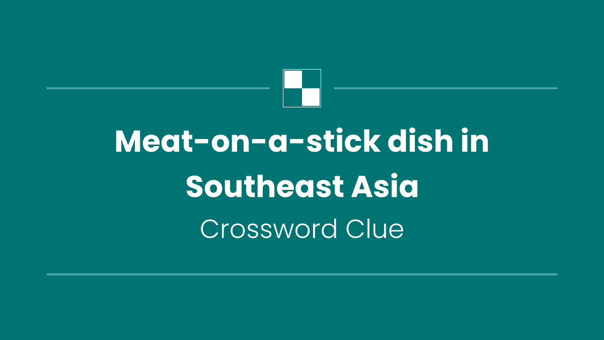 Meat-on-a-stick dish in Southeast Asia