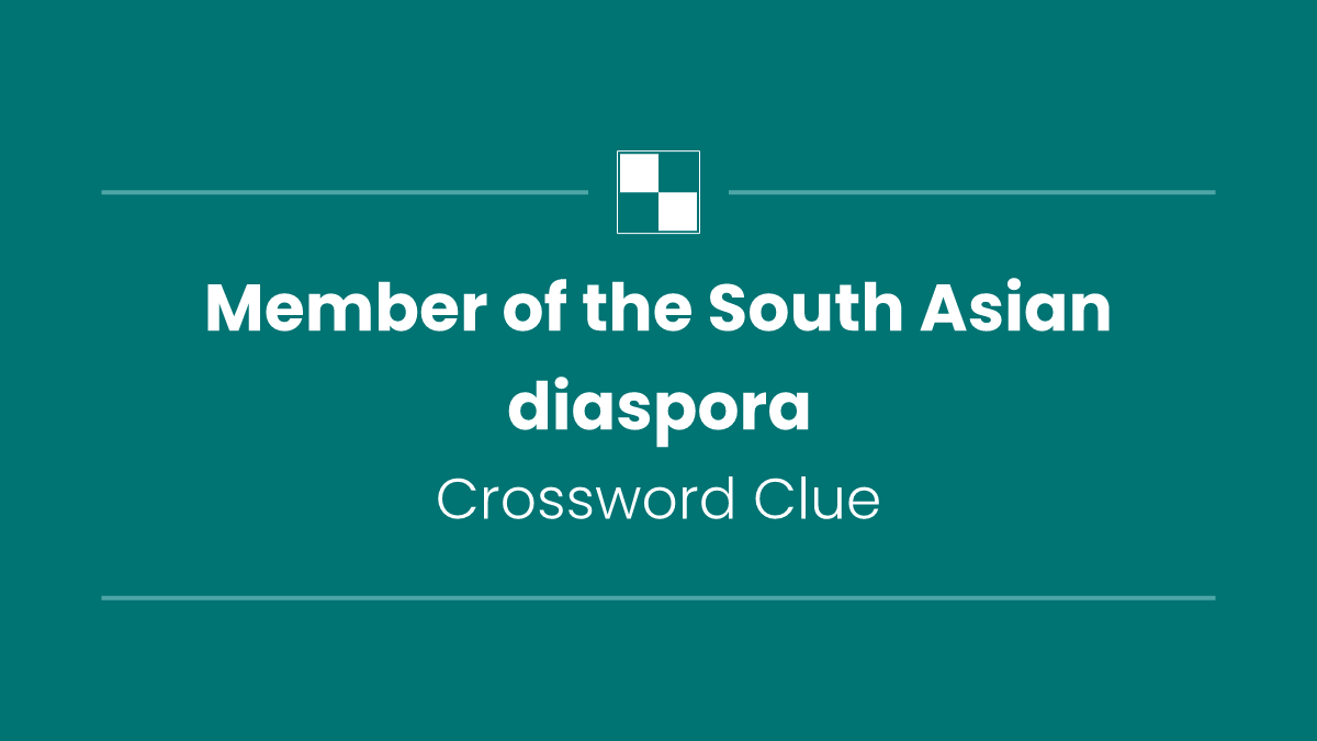 Member of the South Asian diaspora