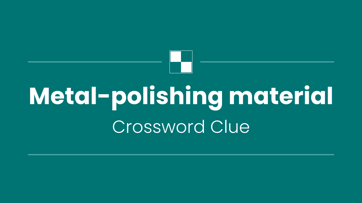 Metal-polishing material