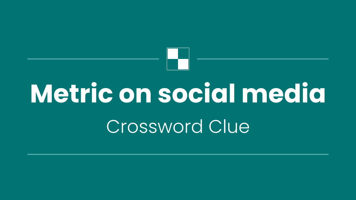 Metric on social media