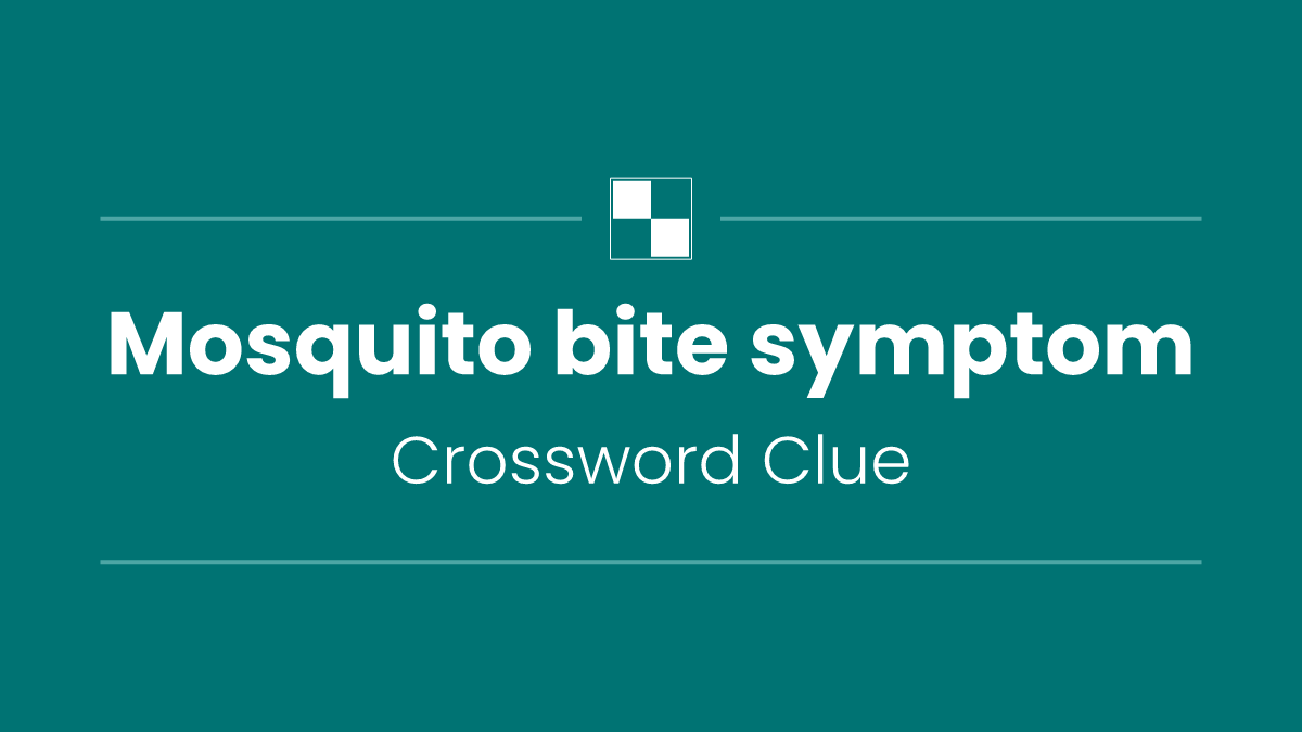 Mosquito bite symptom