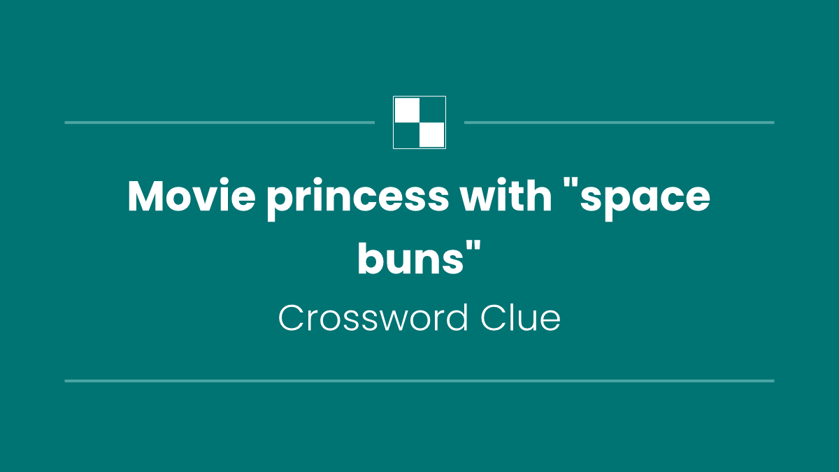 Movie princess with "space buns"