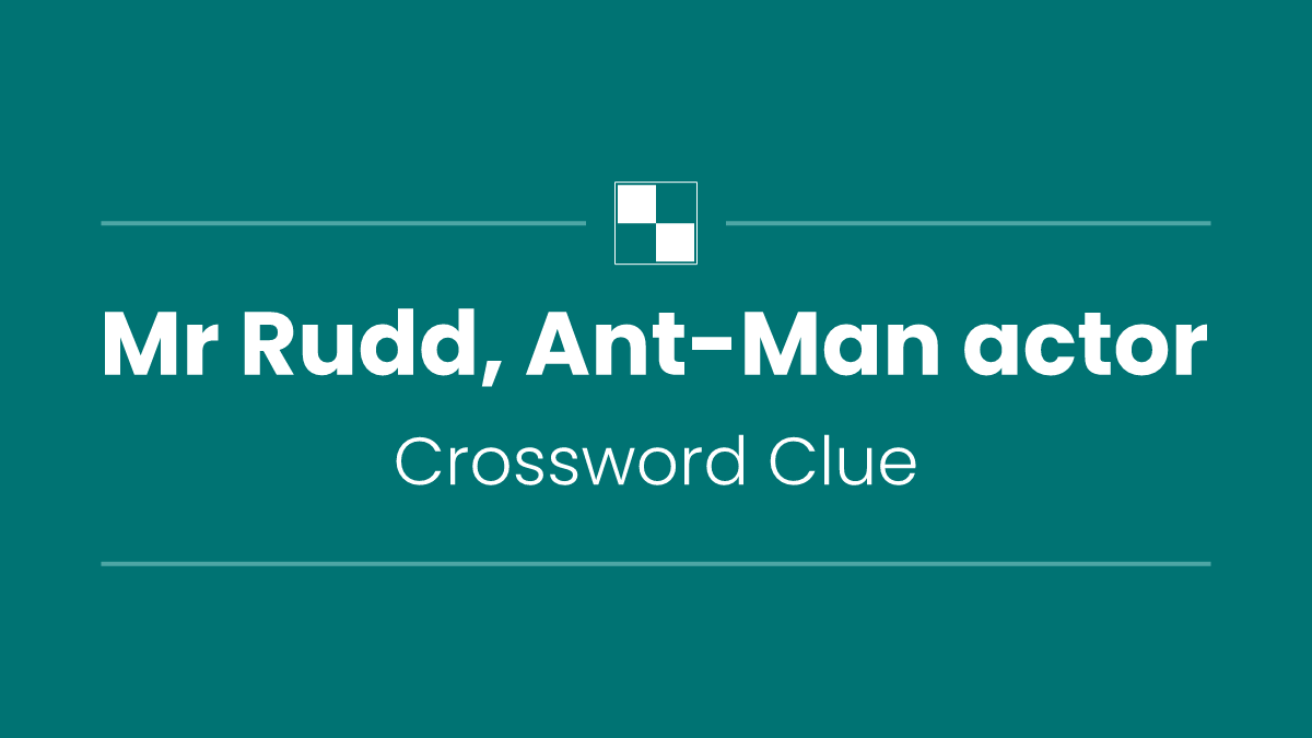 Mr Rudd, Ant-Man actor