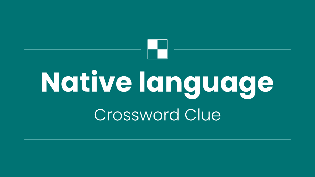 Native language