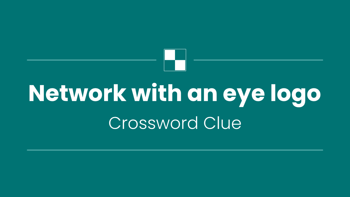 Network with an eye logo