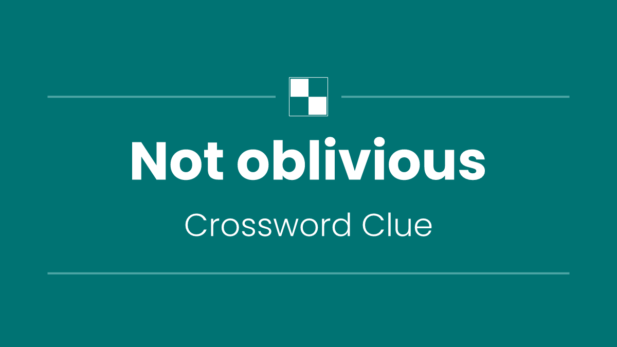 Not oblivious