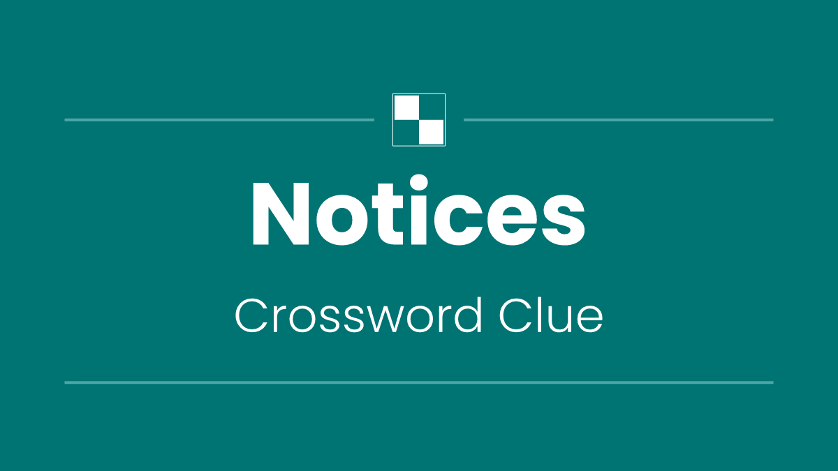 Notices