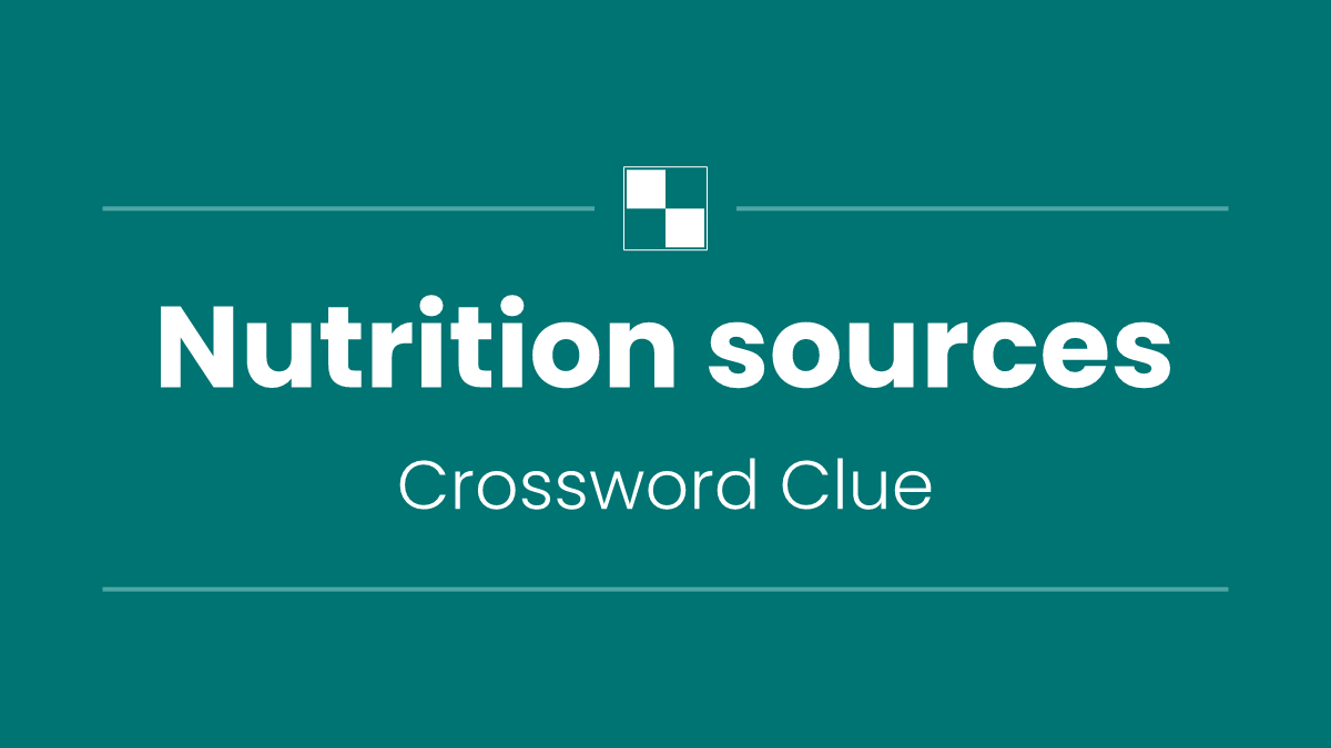 Nutrition sources