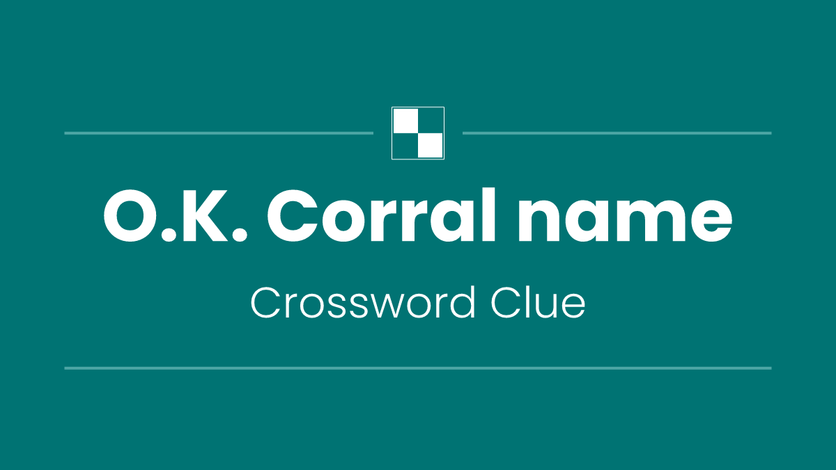 O.K. Corral name