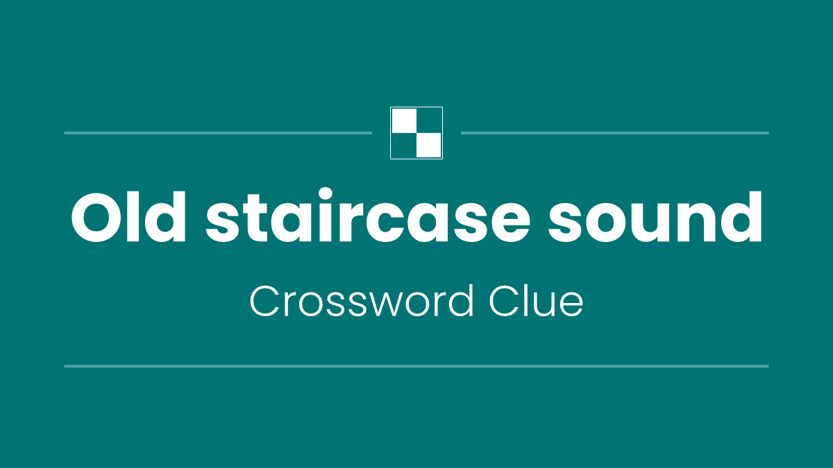 Old staircase sound