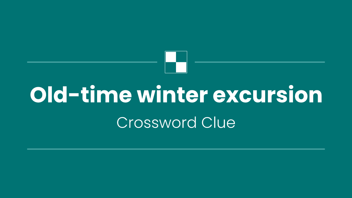 Old-time winter excursion