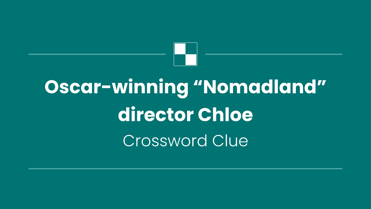 Oscar-winning “Nomadland” director Chloe