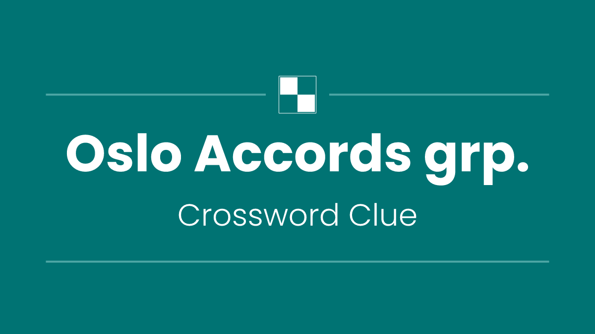 Oslo Accords grp.