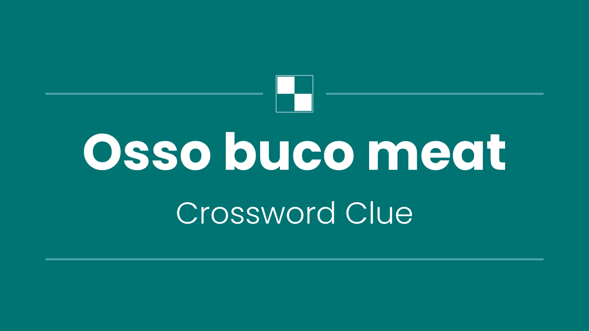 Osso buco meat
