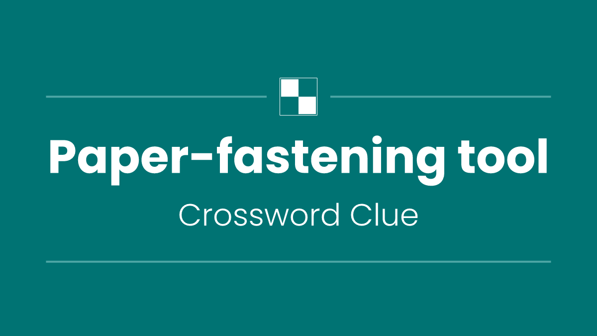 Paper-fastening tool