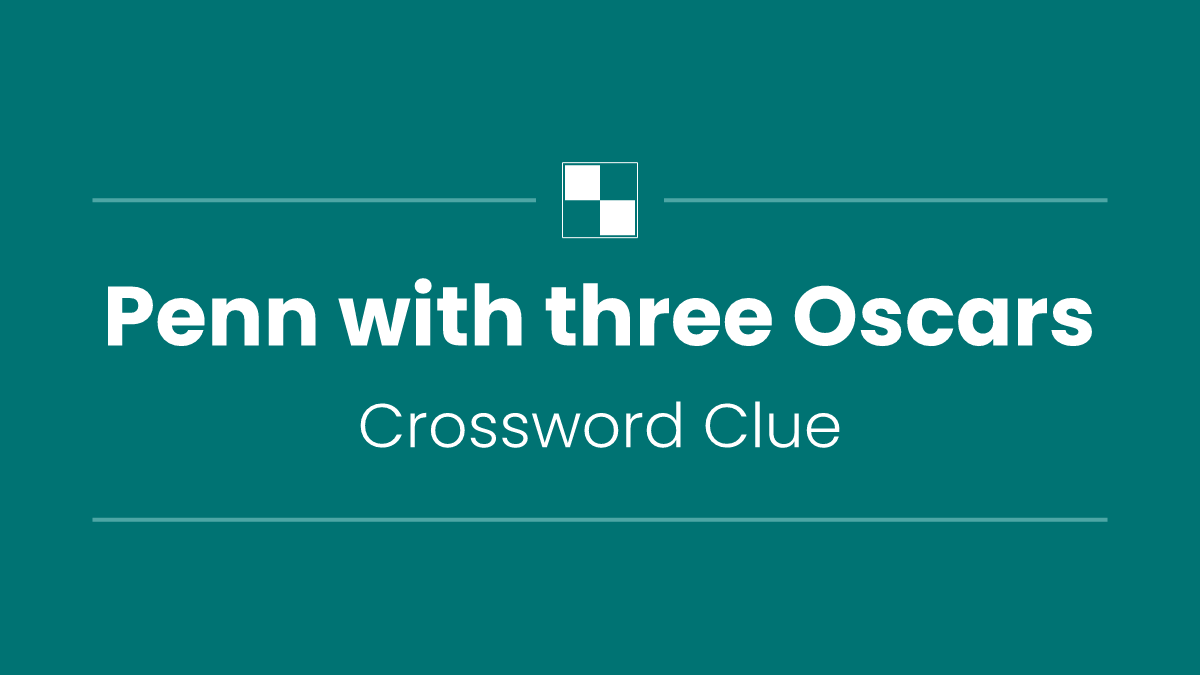 Penn with three Oscars