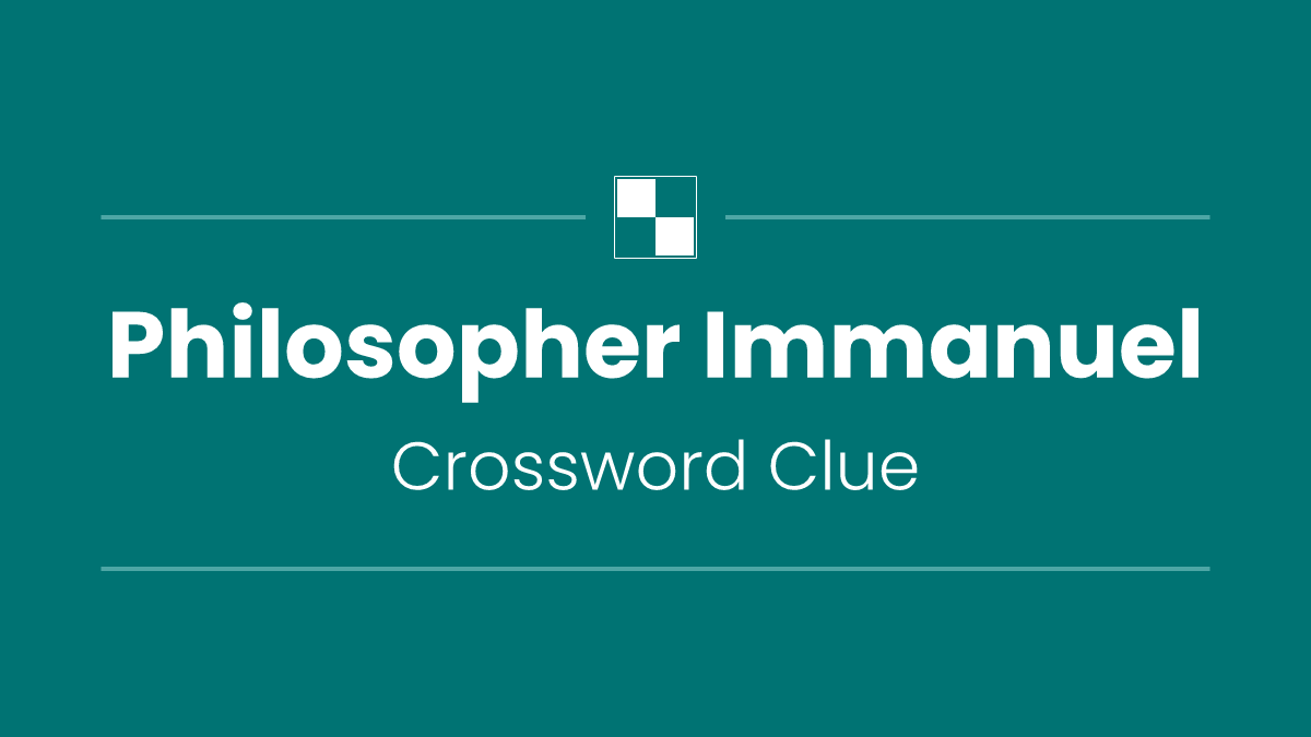 Philosopher Immanuel