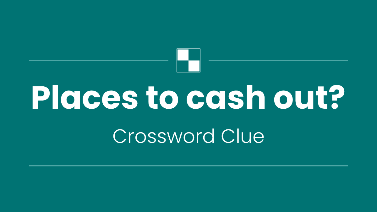 Places to cash out?
