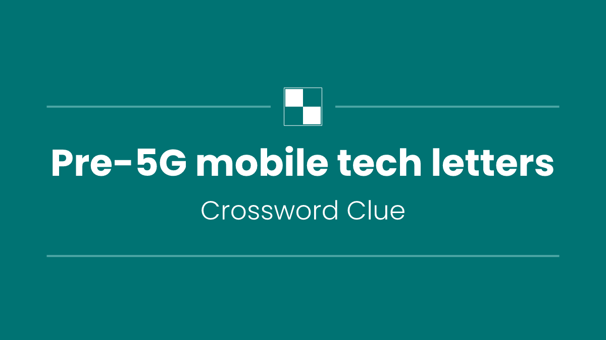 Pre-5G mobile tech letters