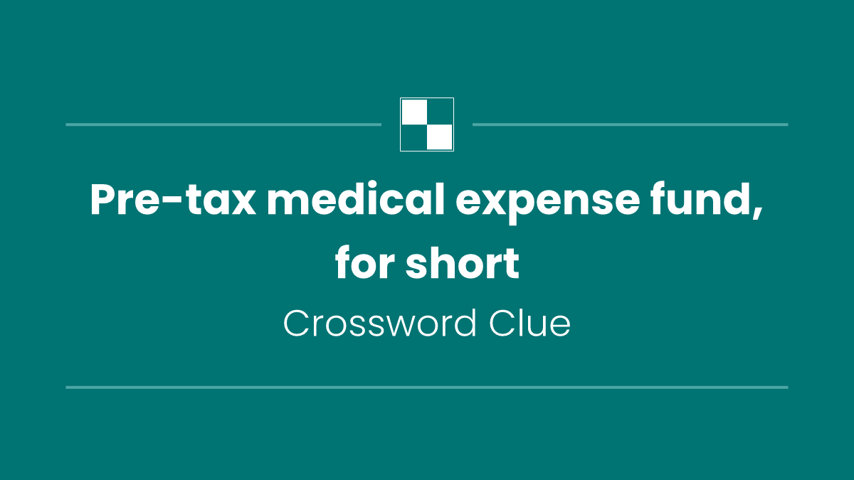 Pre-tax medical expense fund, for short