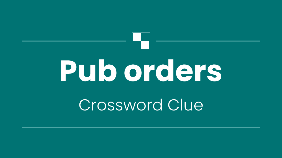 Pub orders