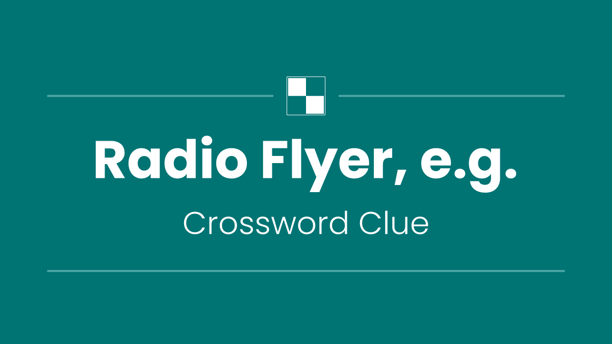 Radio Flyer, e.g.
