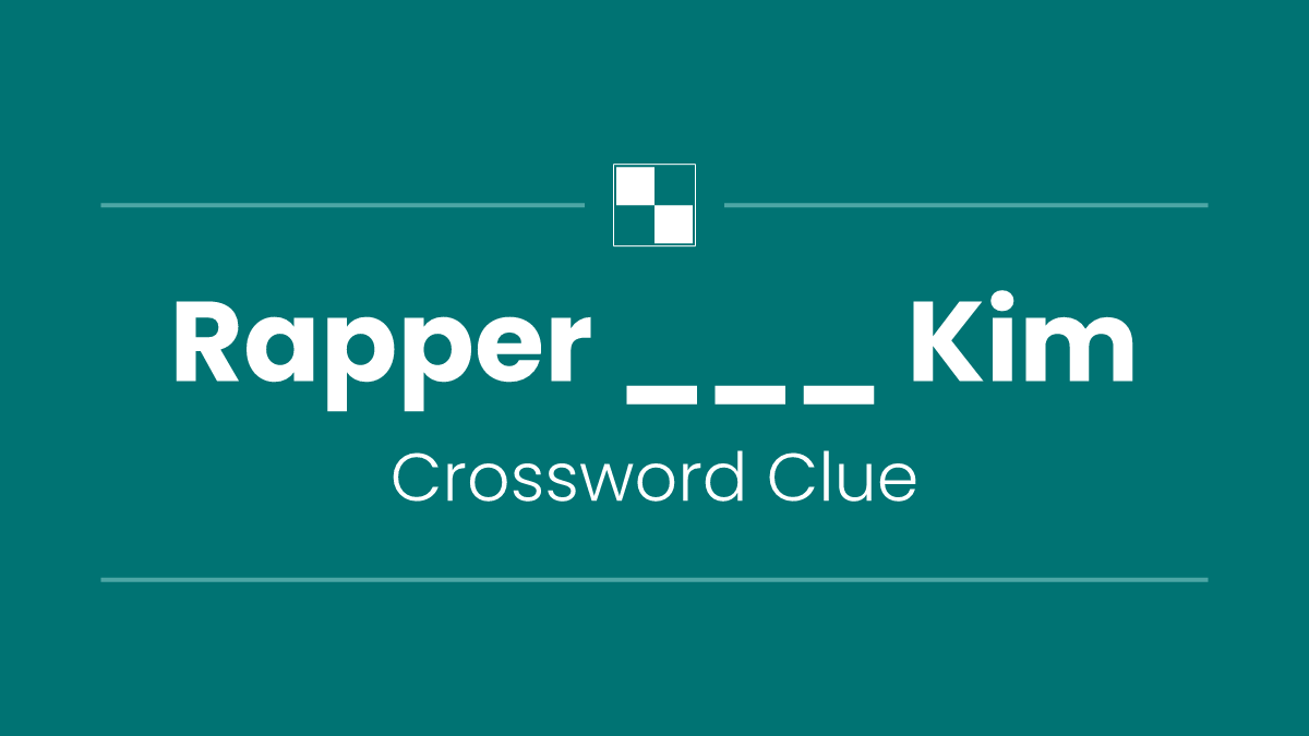 Rapper ___ Kim