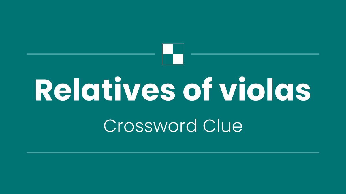 Relatives of violas