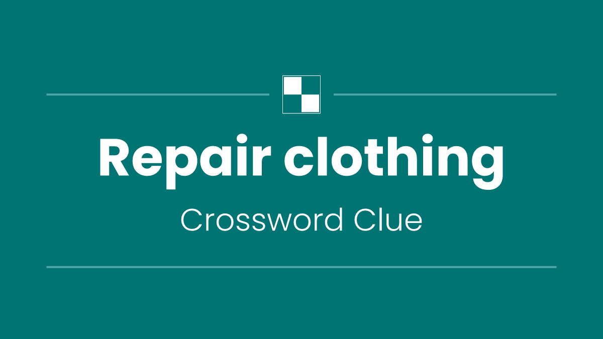 Repair clothing