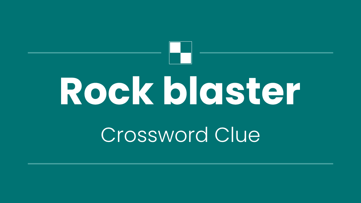 Rock blaster