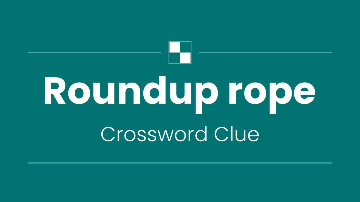 Roundup rope