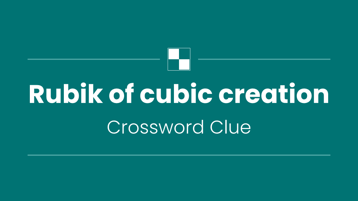 Rubik of cubic creation