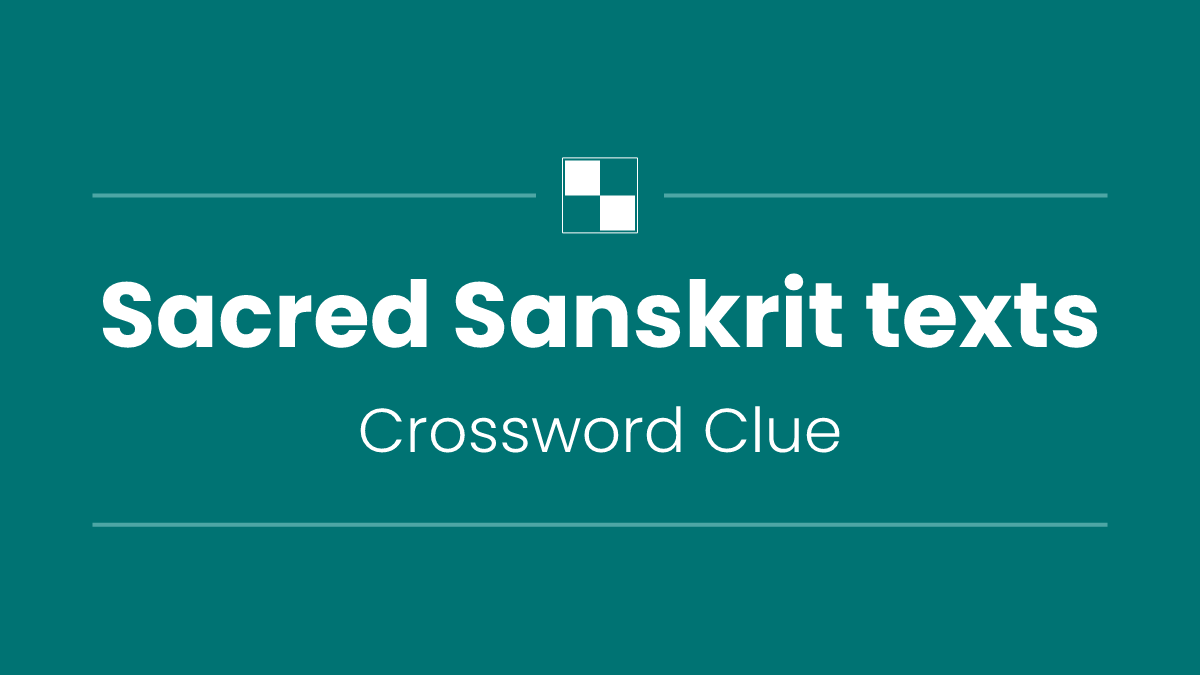 Sacred Sanskrit texts