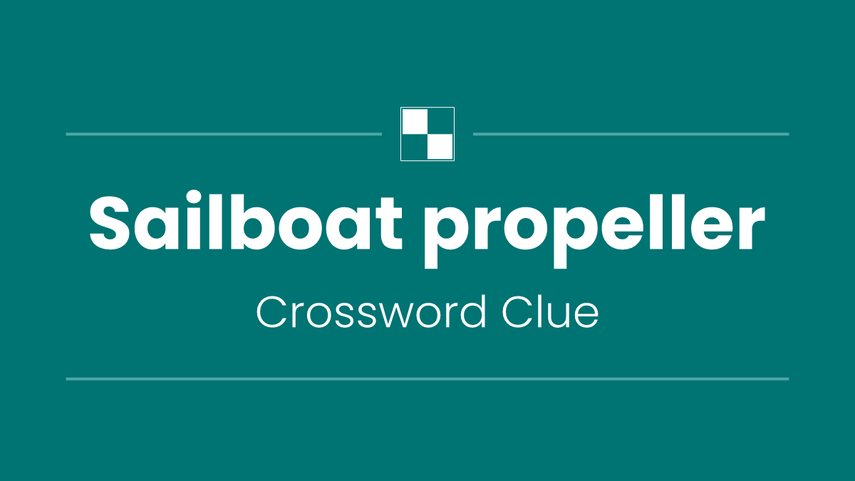 Sailboat propeller