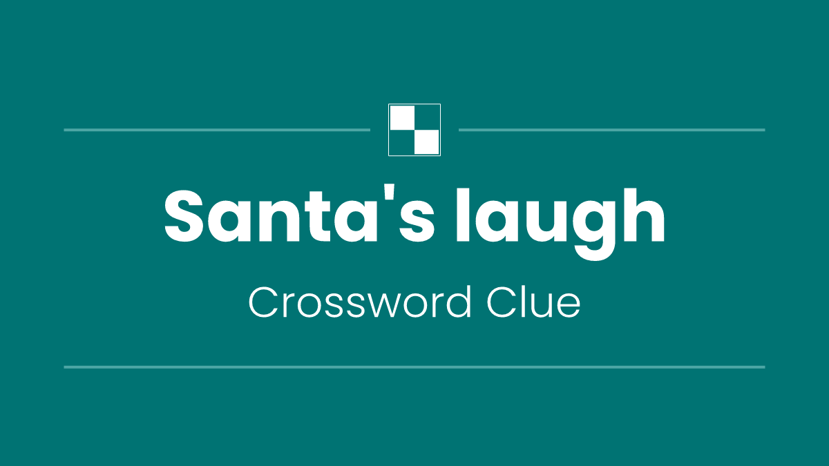 Santa's laugh
