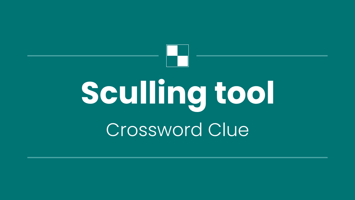 Sculling tool