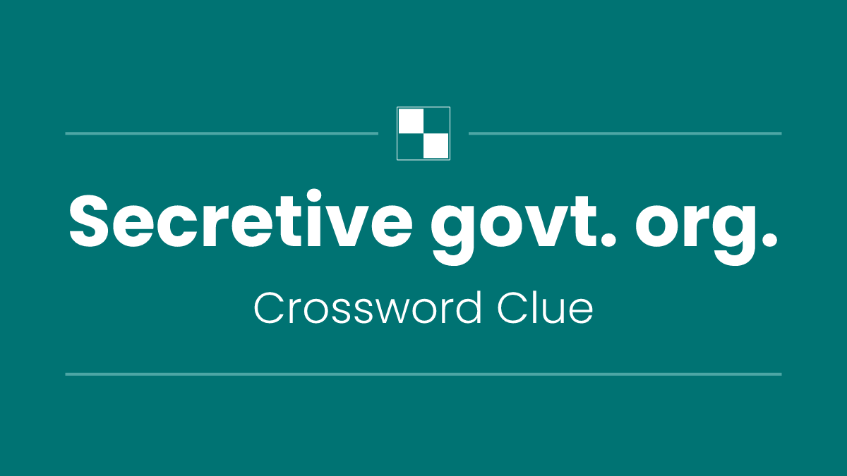 Secretive govt. org.