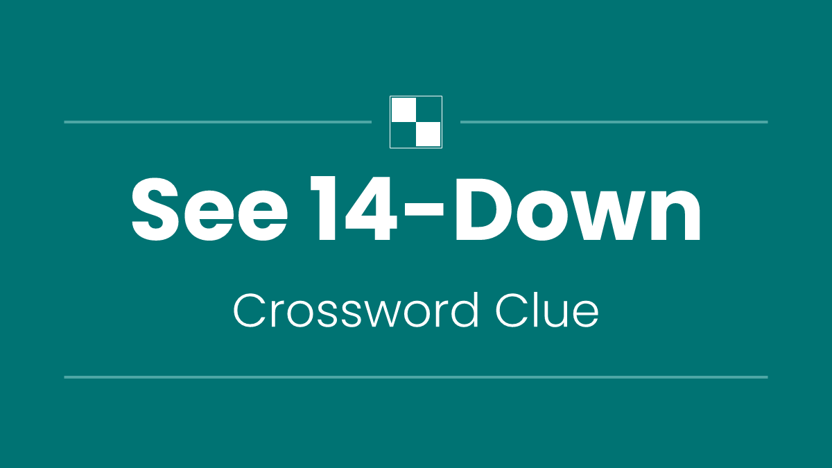 See 14-Down
