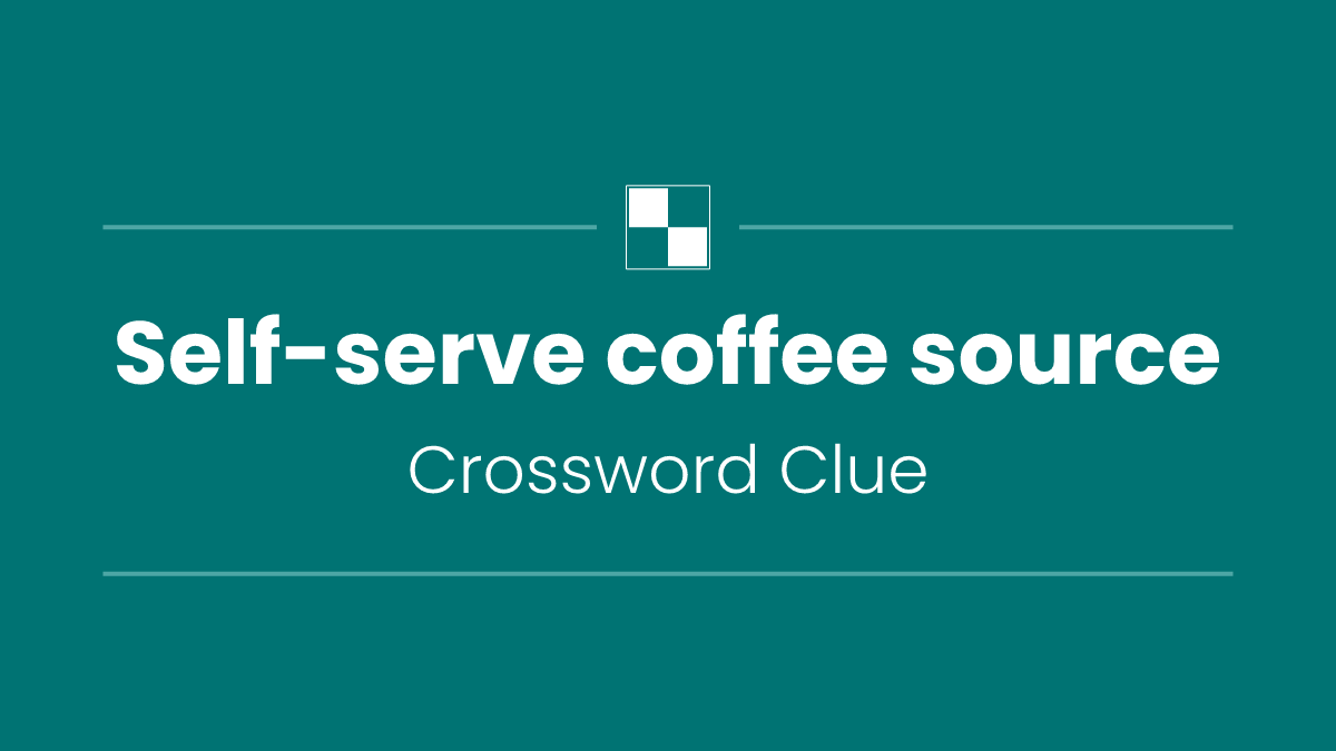 Self-serve coffee source