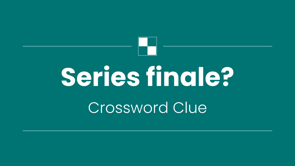 Series finale?