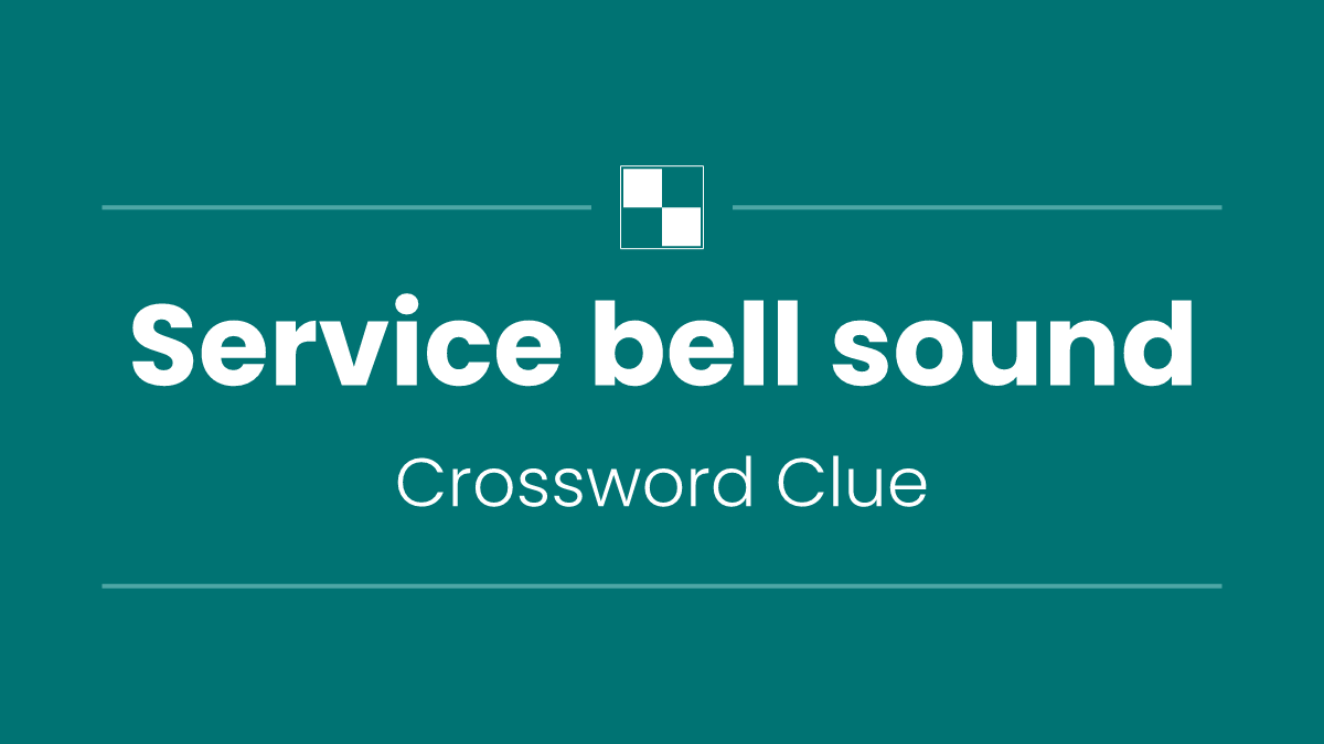 Service bell sound