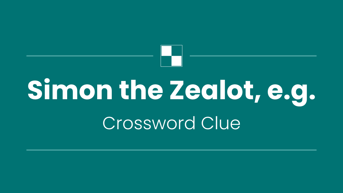 Simon the Zealot, e.g.