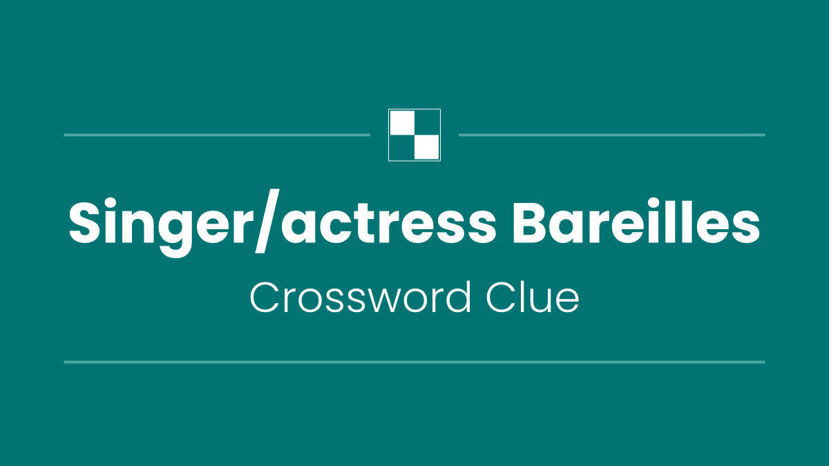 Singer/actress Bareilles