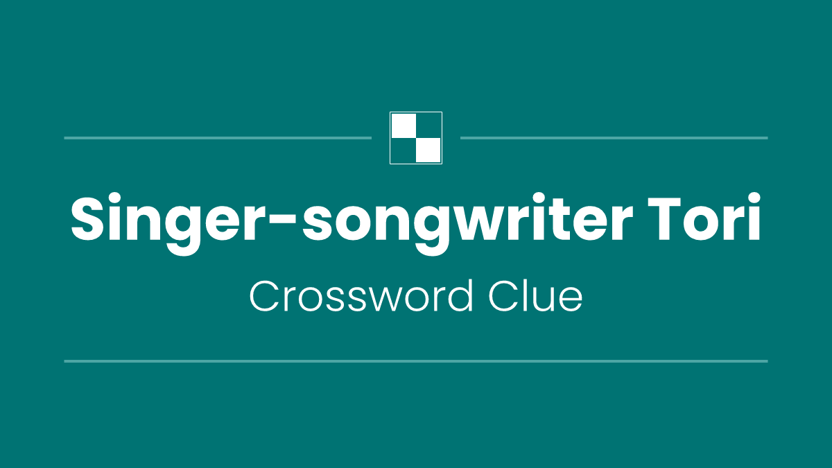 Singer-songwriter Tori