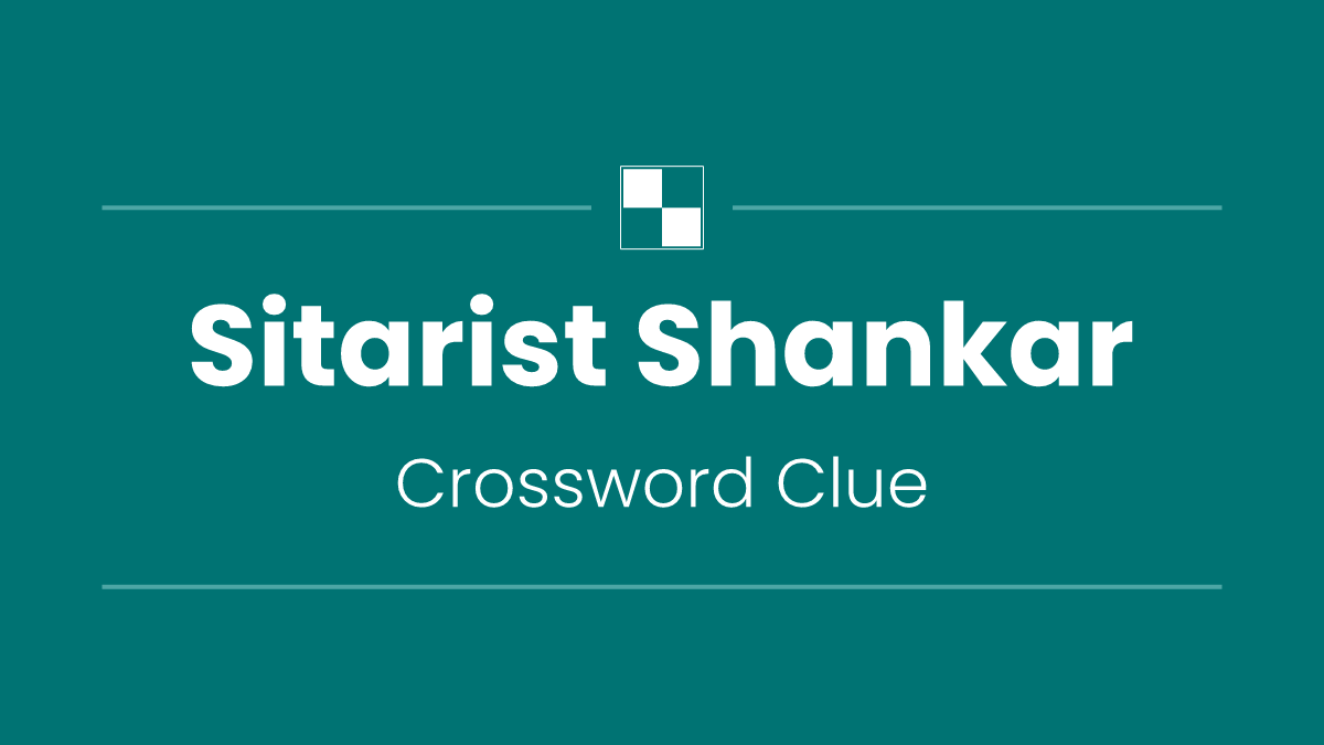 Sitarist Shankar