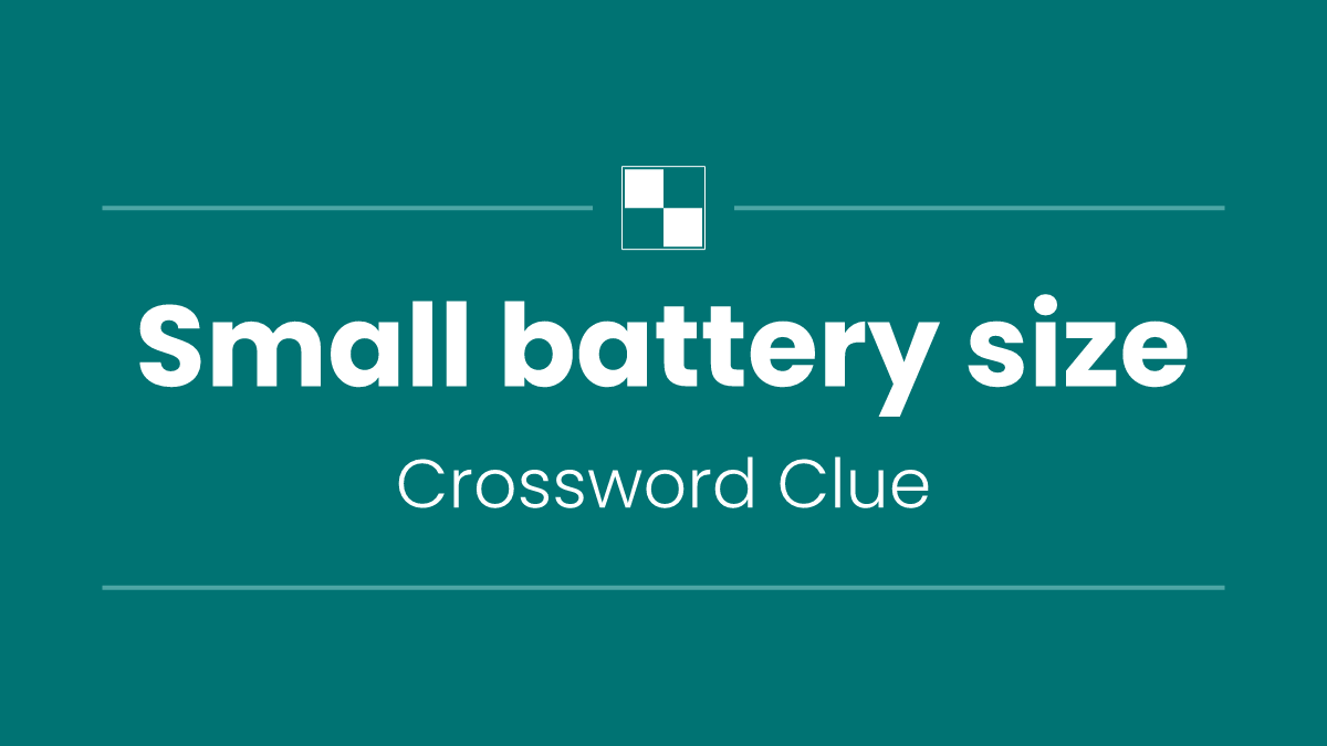 Small battery size