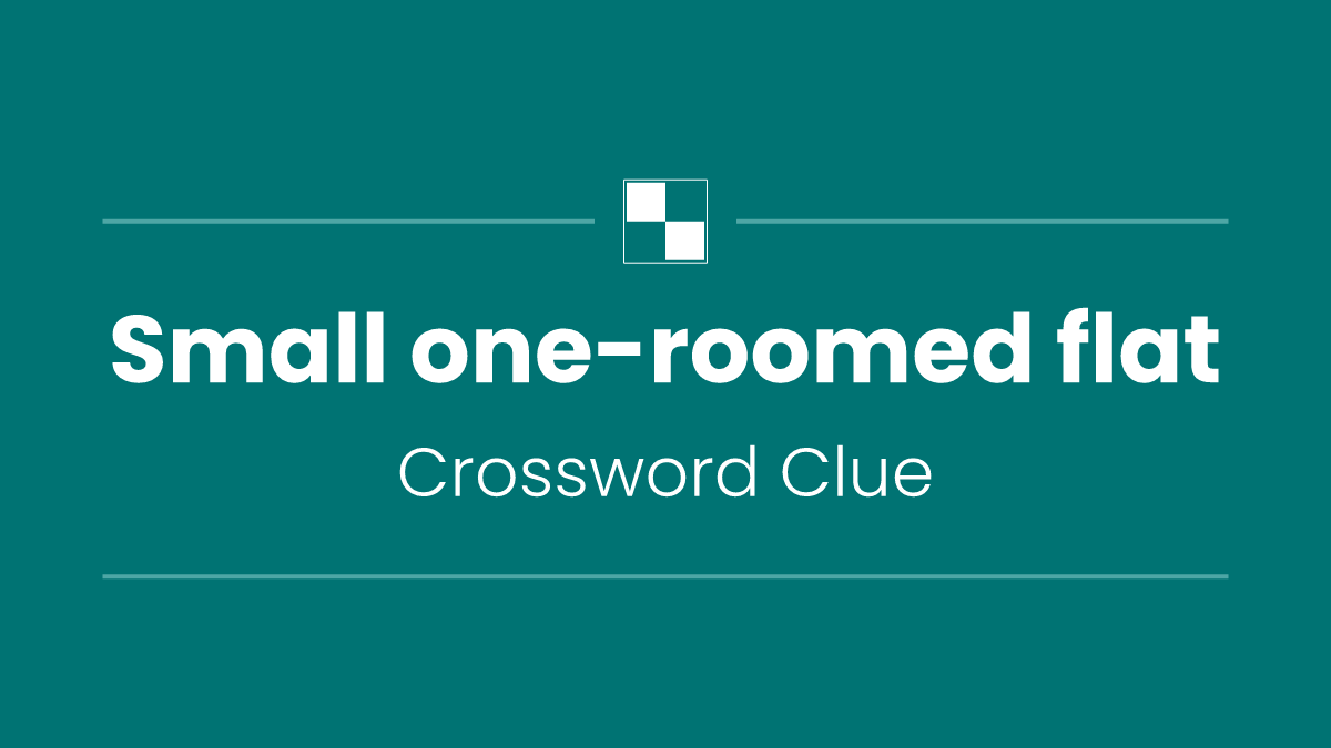 Small one-roomed flat