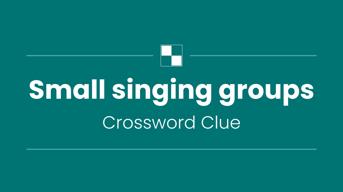Small singing groups