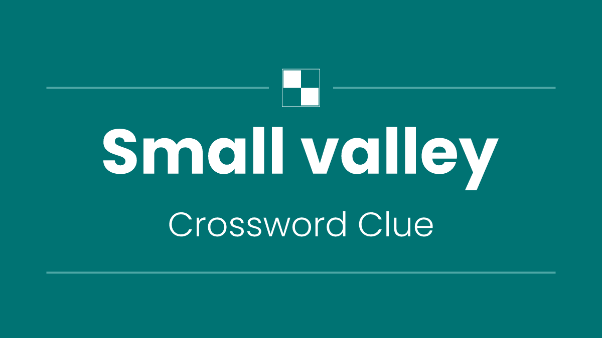 Small valley
